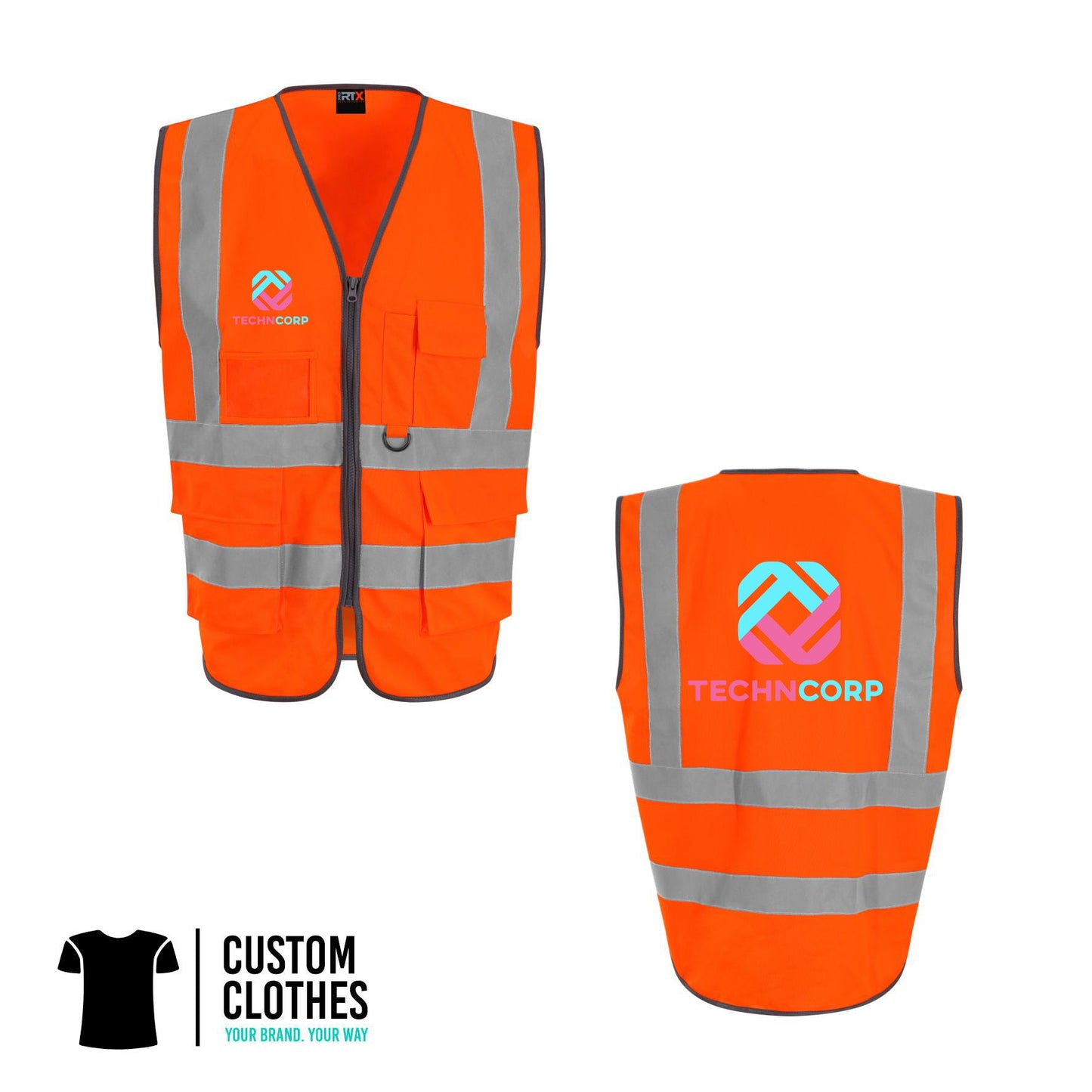 TechCorp - HI-VIS EXECUTIVE VEST [RX705]