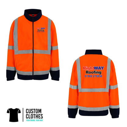 RIGHT WAY ROOFING - HI-VIS FLEECE [RX750]
