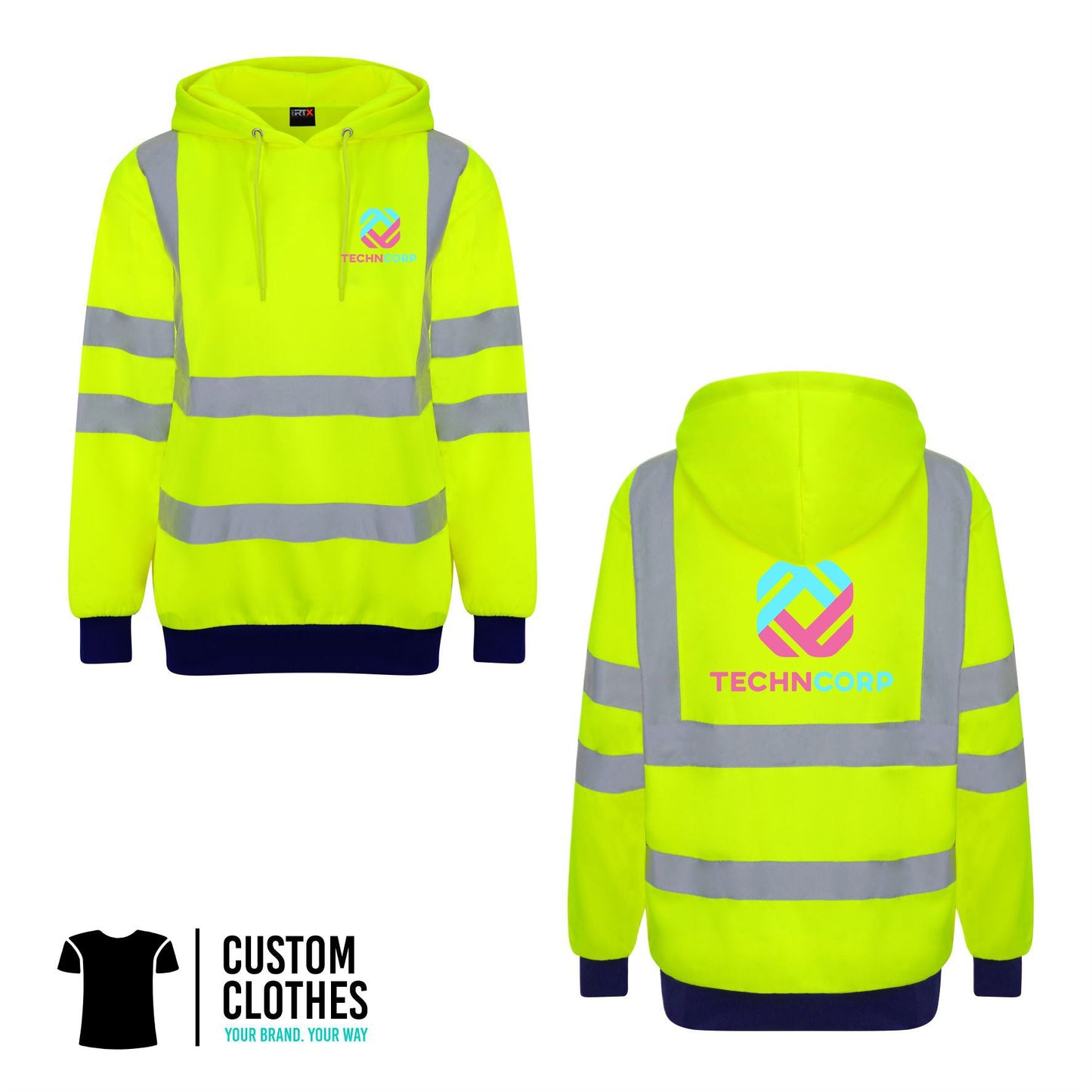 TechCorp - HI-VIS HOODIE [RX740]