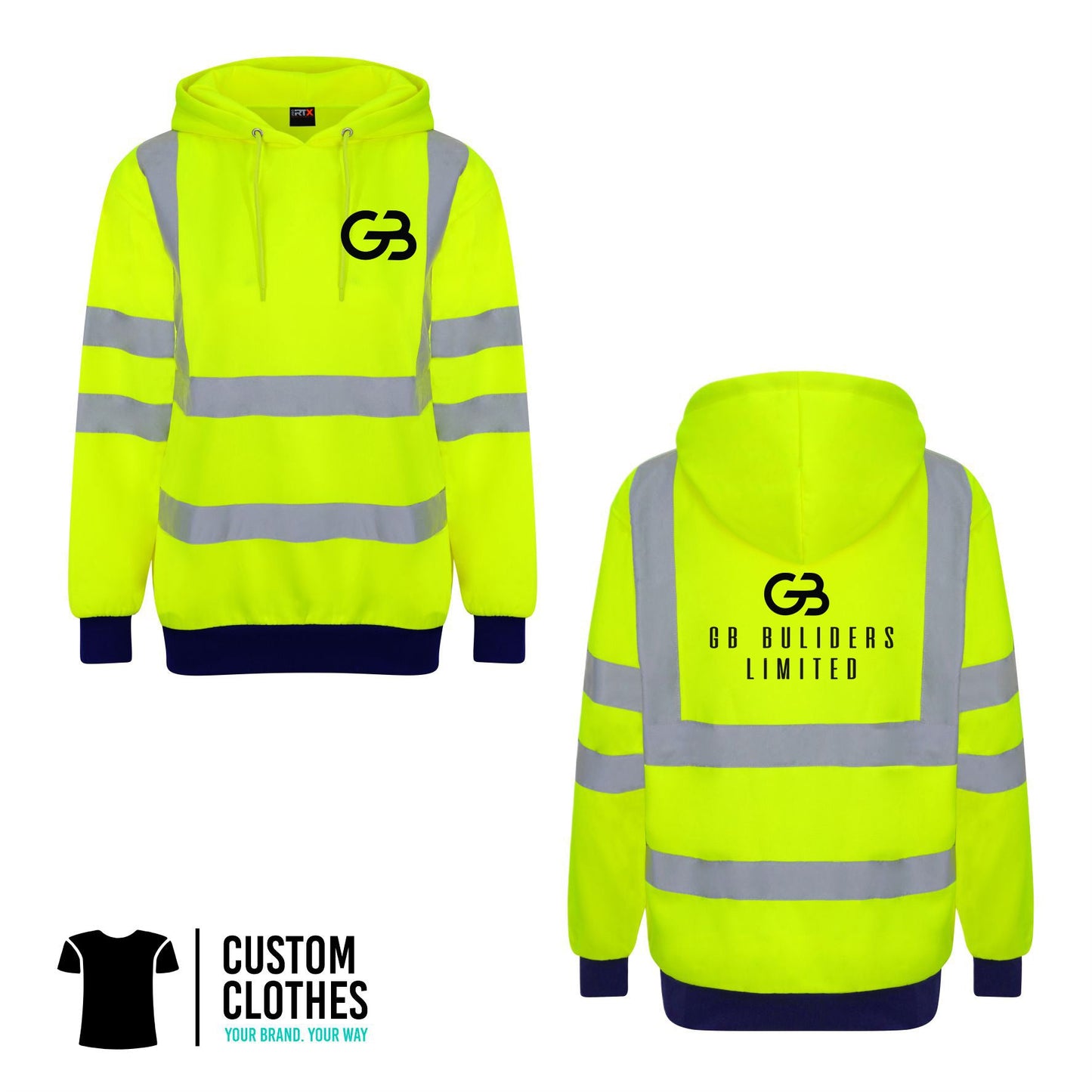 G BUILD - HI-VIS HOODIE [RX740]