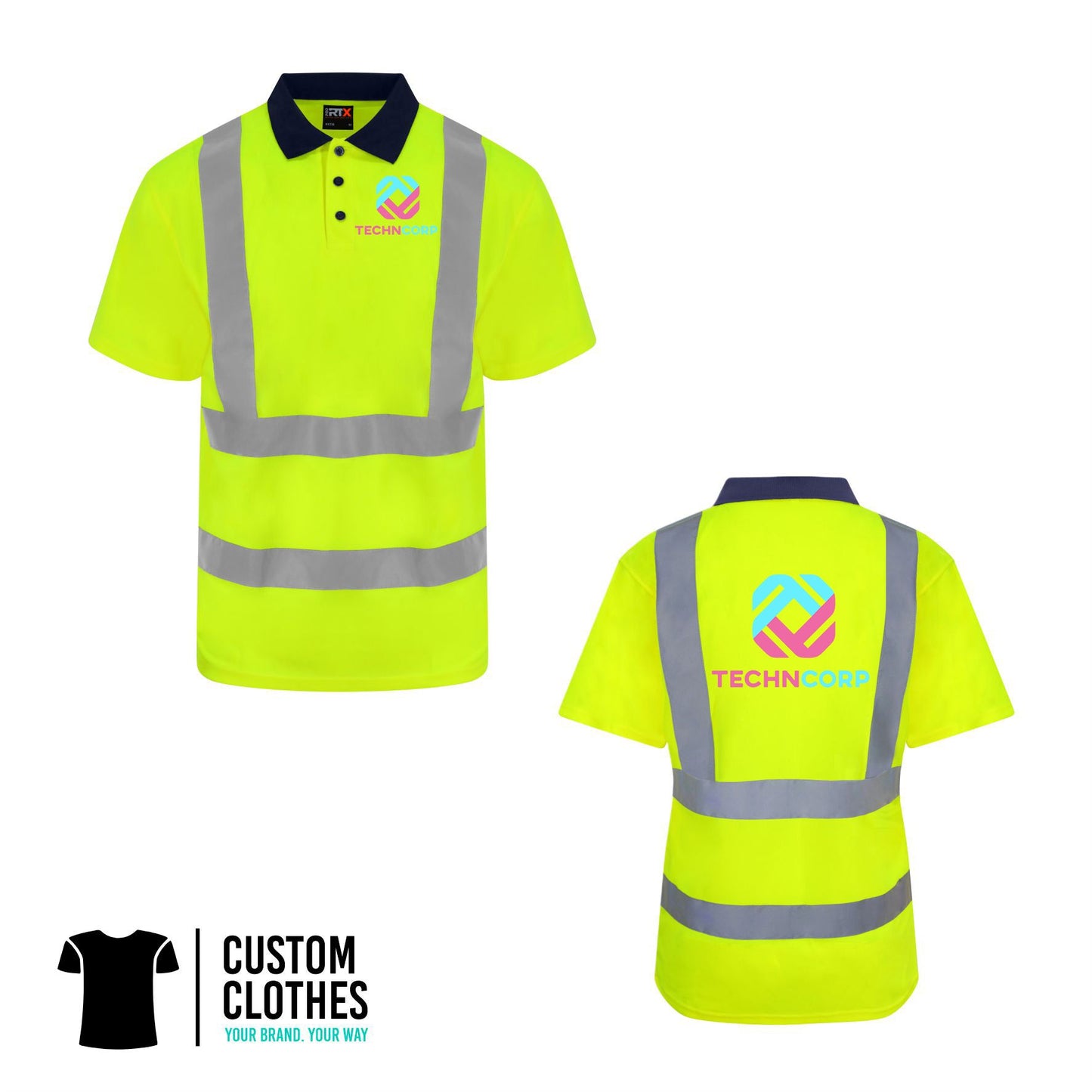 TechCorp - HI-VIS POLO [RX710]
