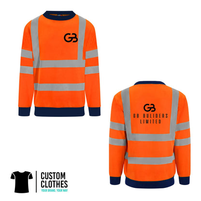 G BUILD - HI-VIS SWEATER [RX730]