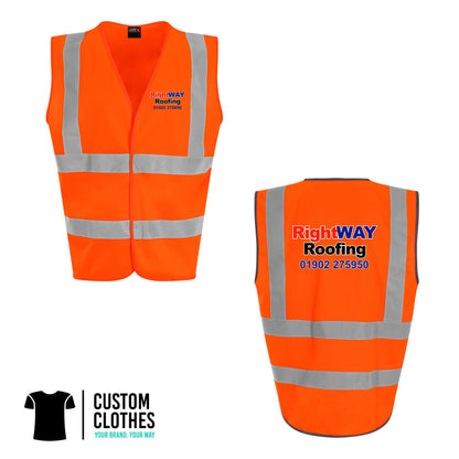 RIGHT WAY ROOFING - HI-VIS VEST [RX700]