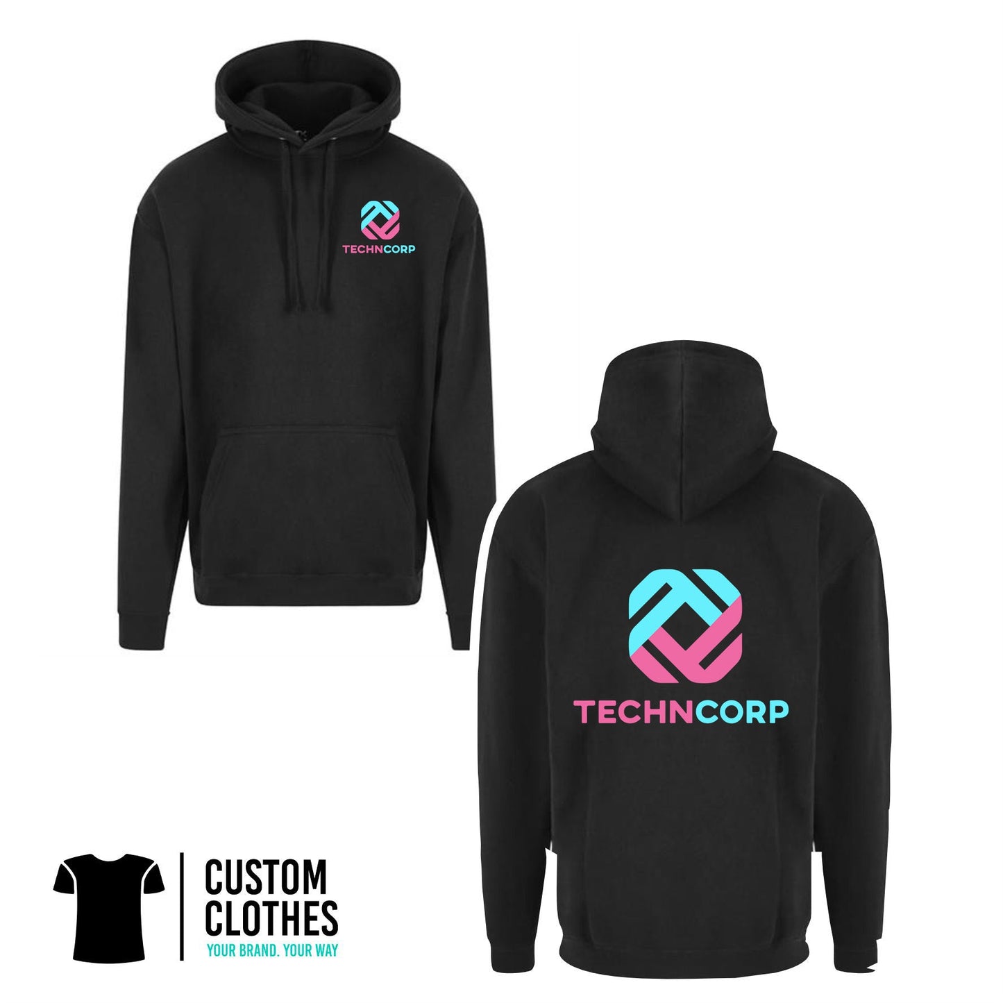 TechCorp - RTX HOODIE - LEFT BREAST LOGO [RX350]