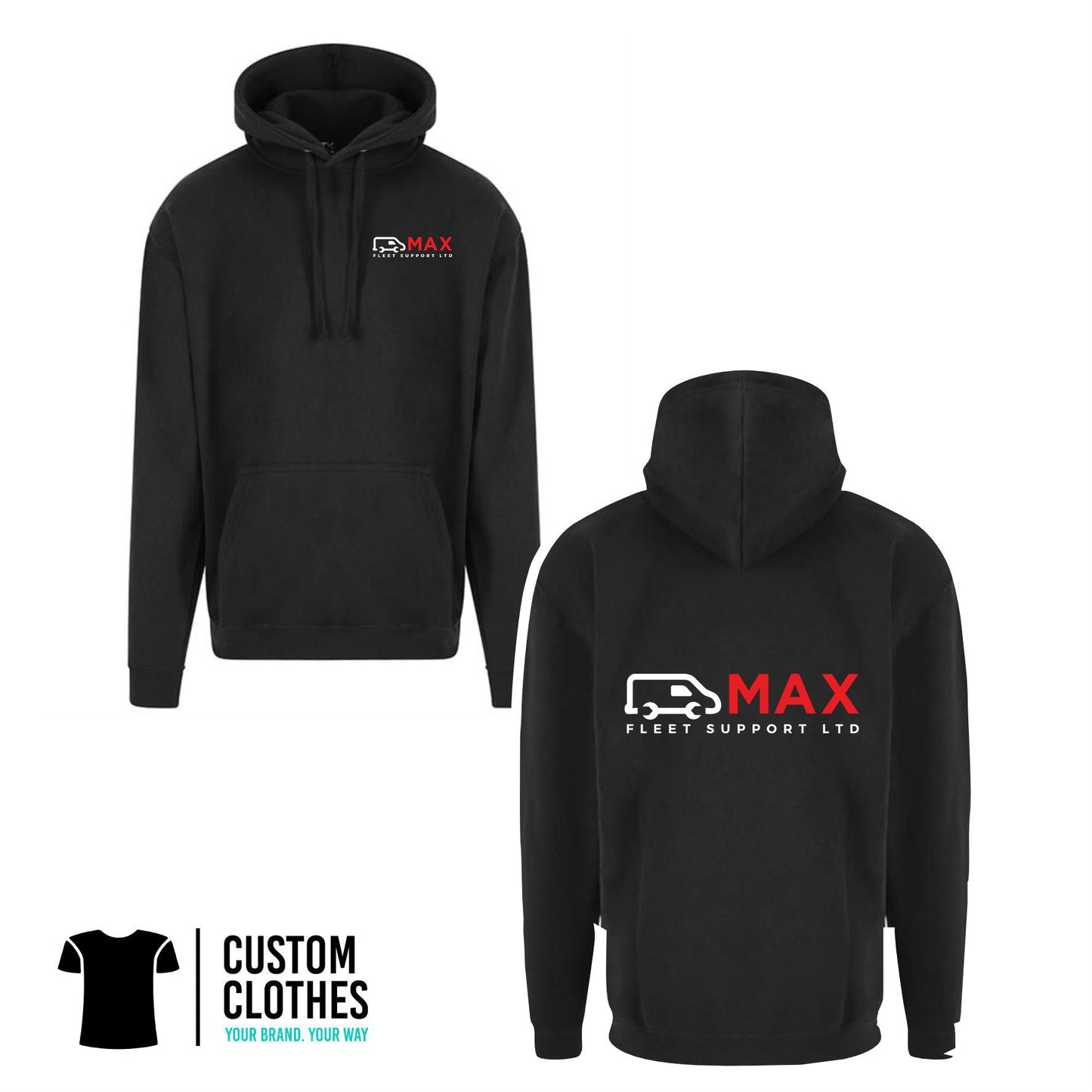 MAX FLEET - RTX HOODIE - LEFT BREAST LOGO [RX350]