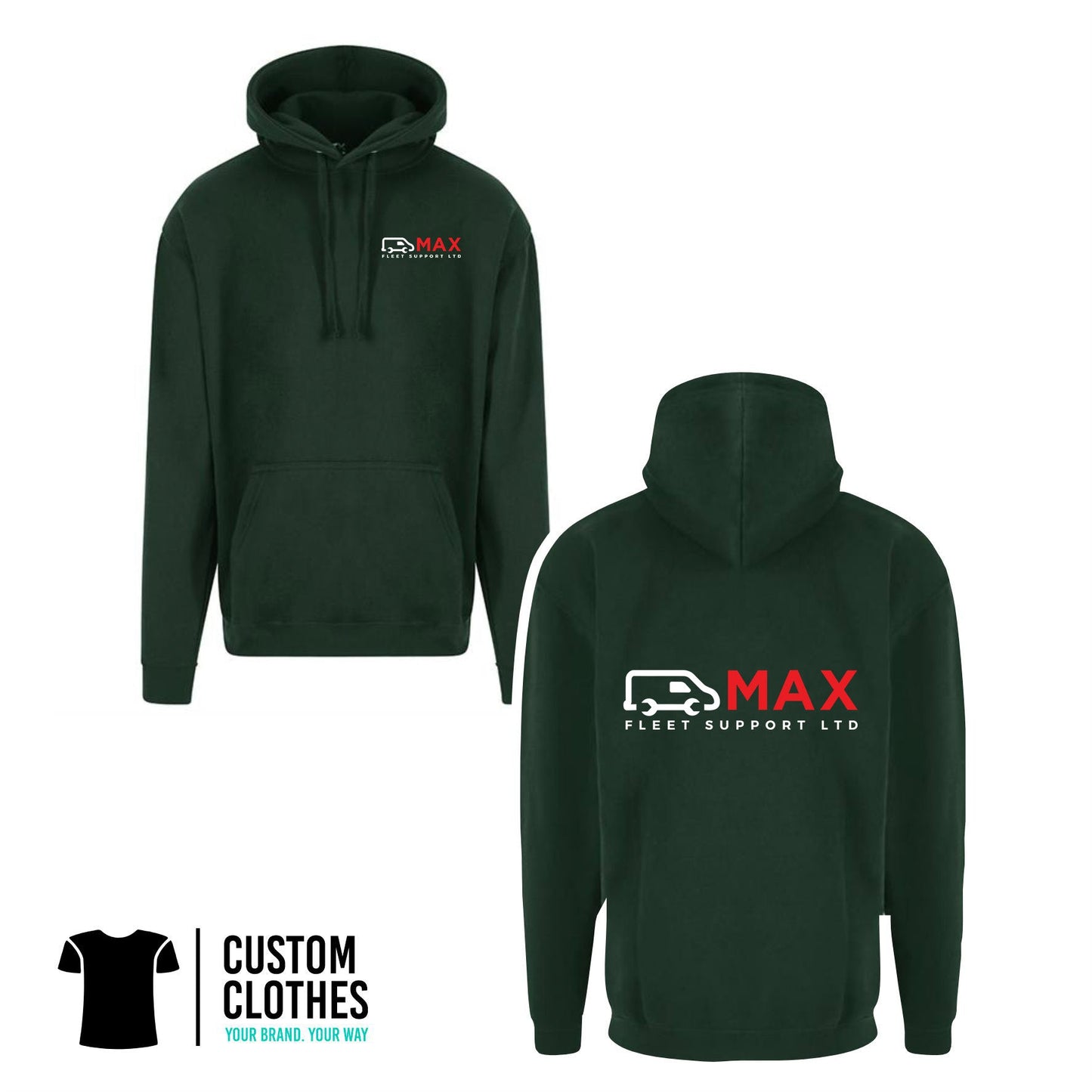 MAX FLEET - RTX HOODIE - LEFT BREAST LOGO [RX350]