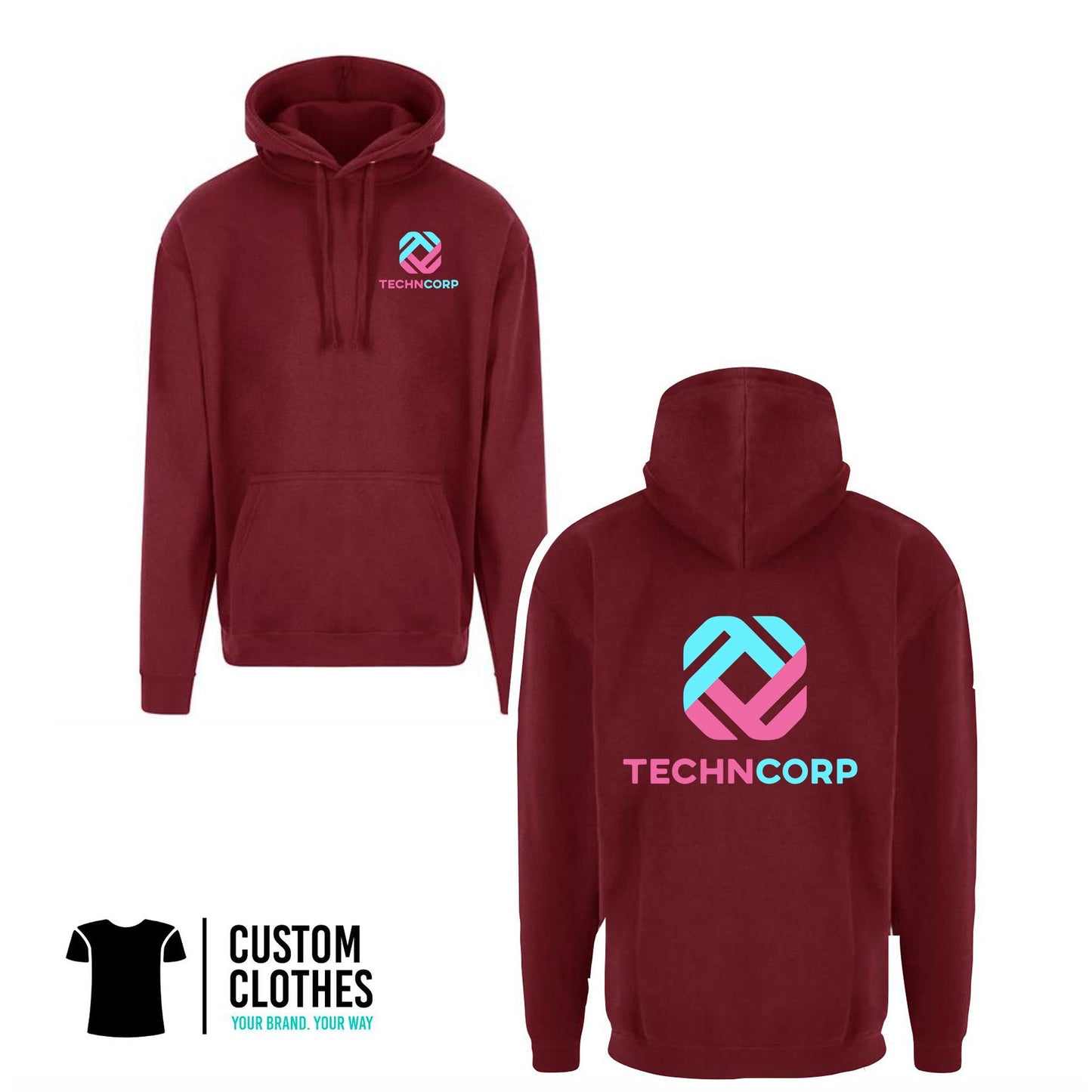 TechCorp - RTX HOODIE - LEFT BREAST LOGO [RX350]