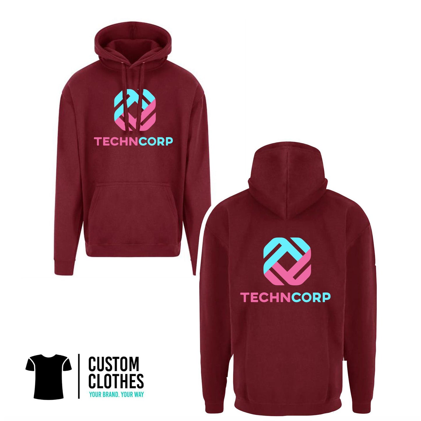 TechCorp - RTX HOODIE - CHEST LOGO [RX350]