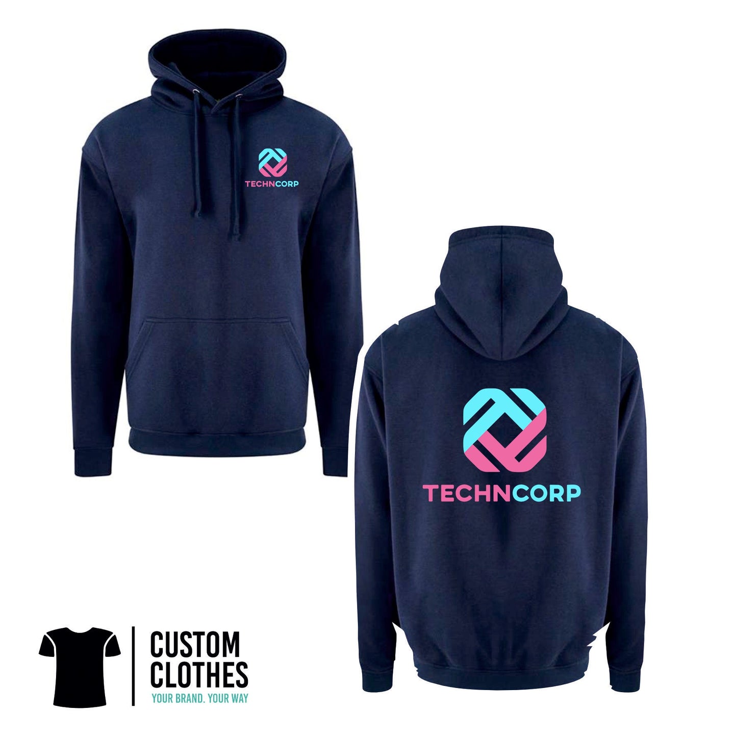 TechCorp - RTX HOODIE - LEFT BREAST LOGO [RX350]