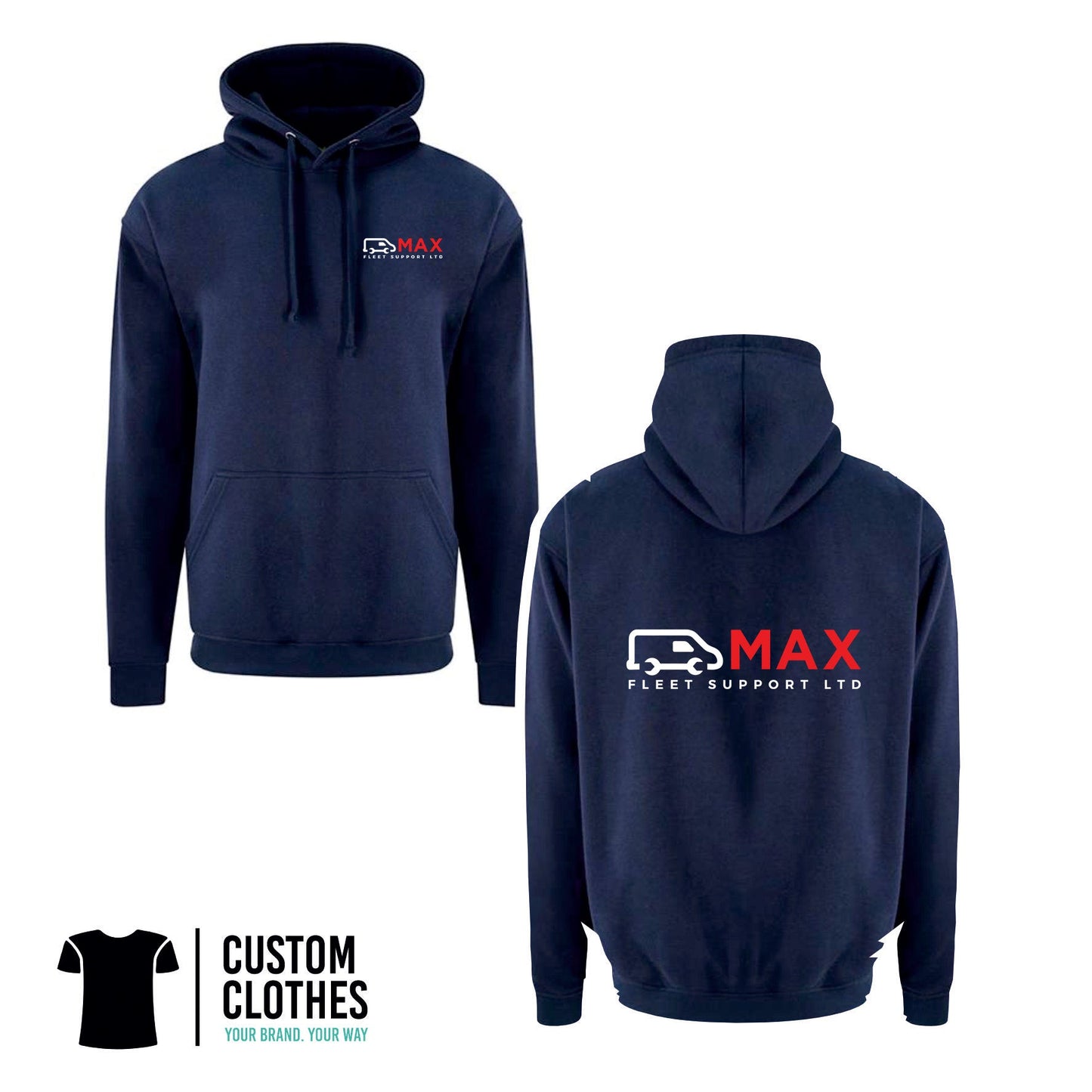 MAX FLEET - RTX HOODIE - LEFT BREAST LOGO [RX350]
