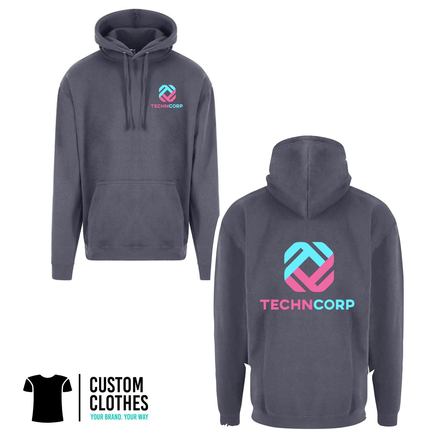 TechCorp - RTX HOODIE - LEFT BREAST LOGO [RX350]