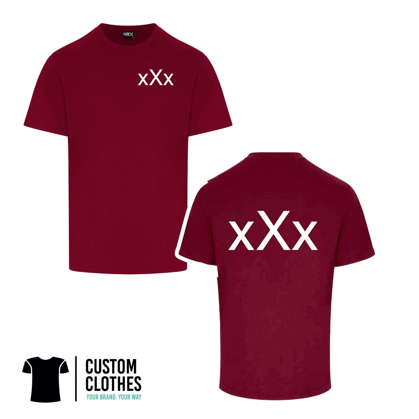 XXX - RTX T-SHIRT - LEFT BREAST LOGO [RX151]