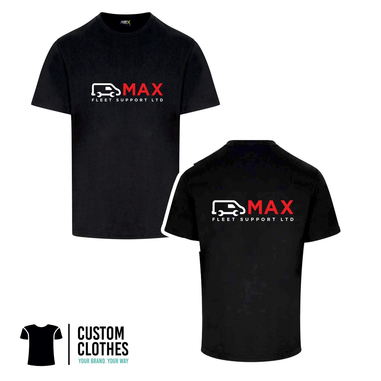 MAX FLEET - RTX T-SHIRT - CHEST LOGO [RX151]