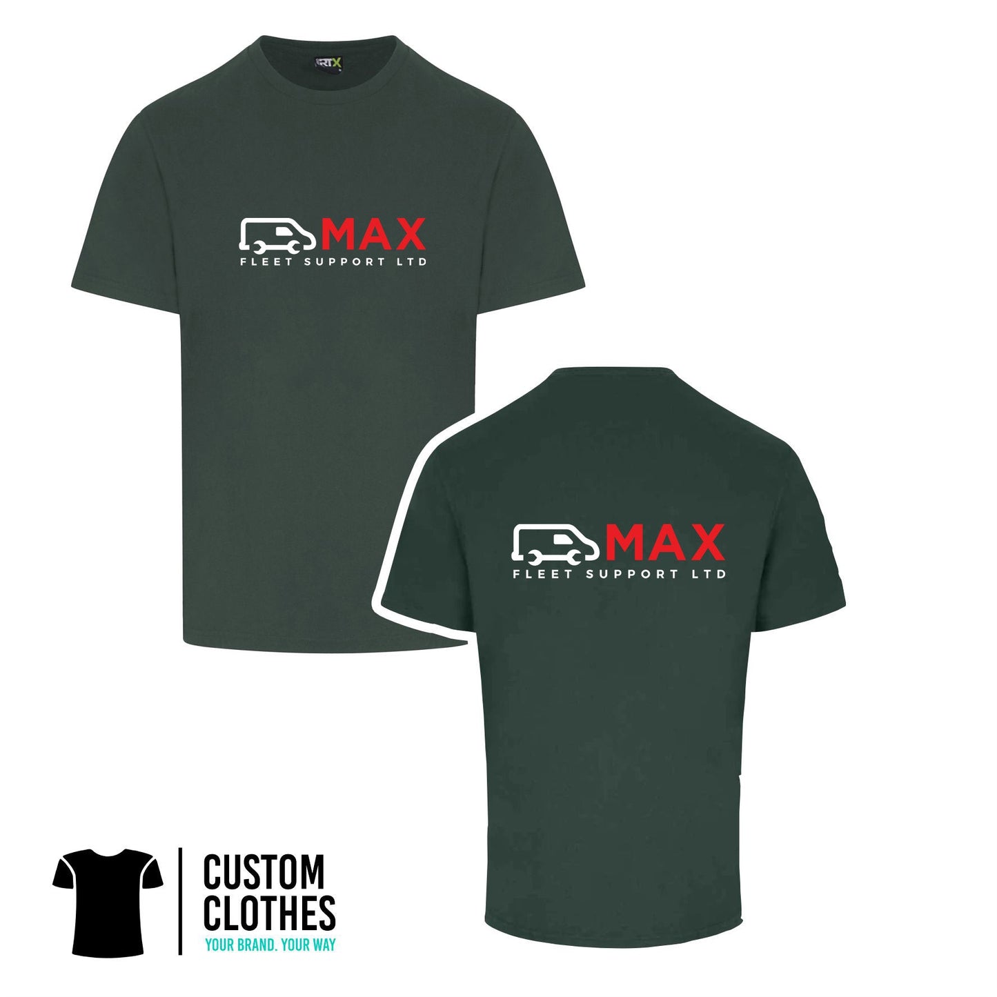 MAX FLEET - RTX T-SHIRT - CHEST LOGO [RX151]