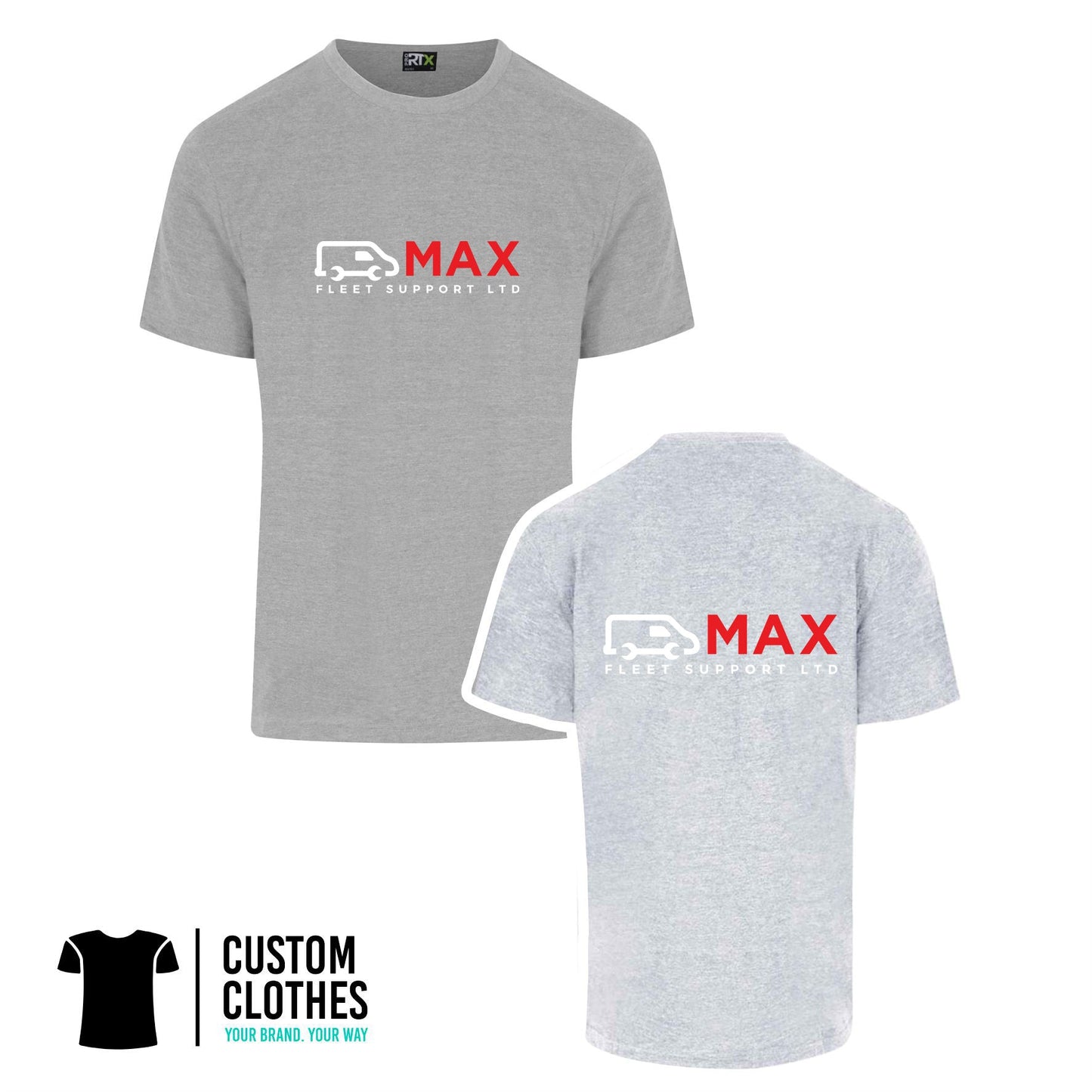 MAX FLEET - RTX T-SHIRT - CHEST LOGO [RX151]