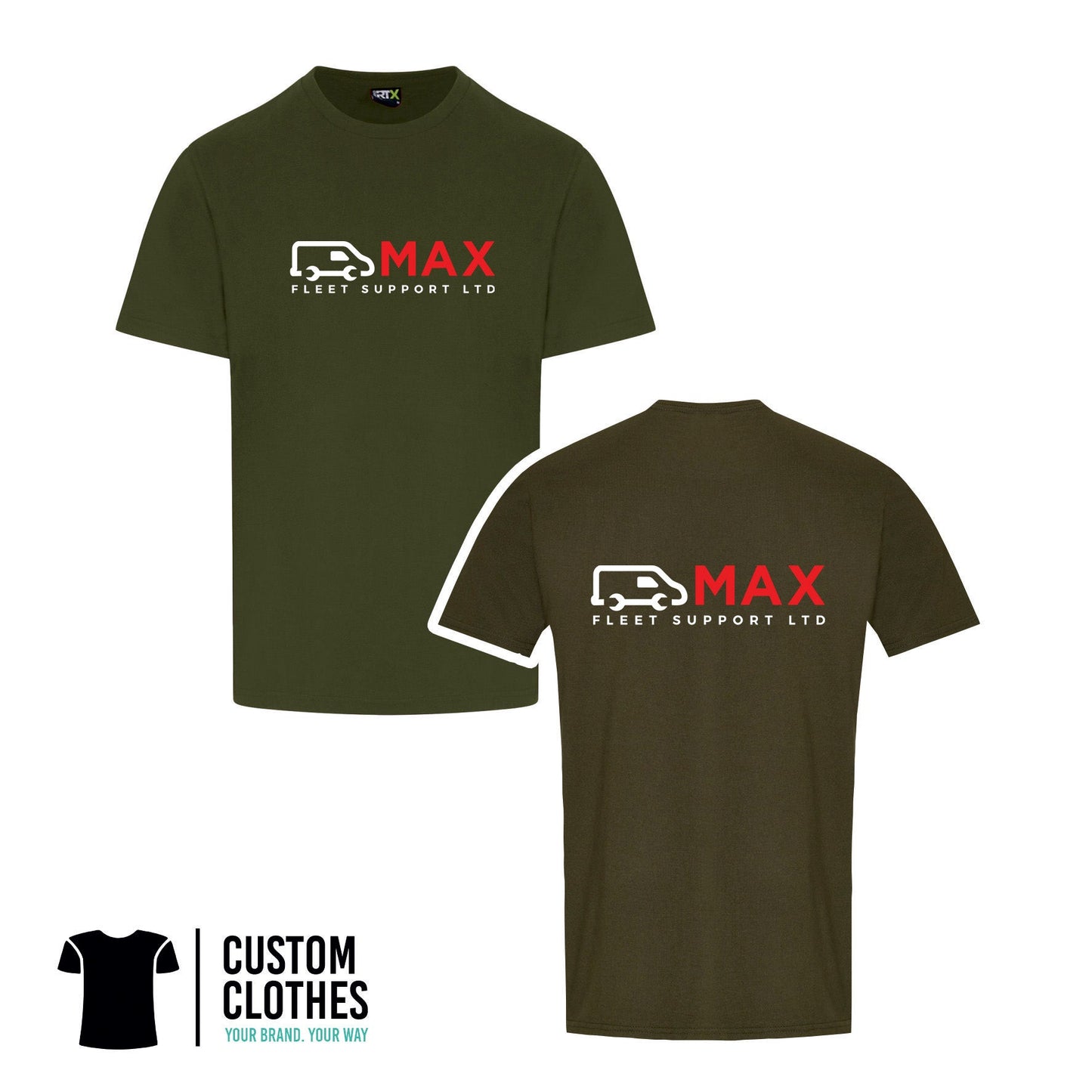 MAX FLEET - RTX T-SHIRT - CHEST LOGO [RX151]