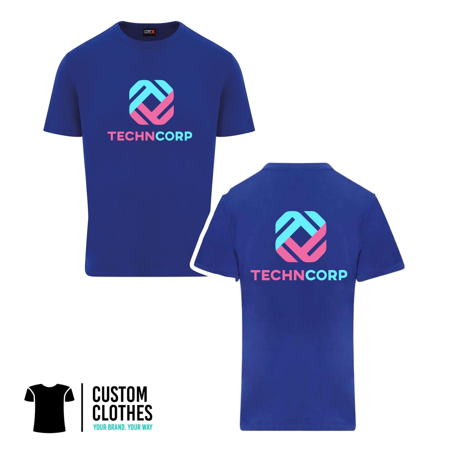 TechCorp - RTX T-SHIRT - CHEST LOGO [RX151]